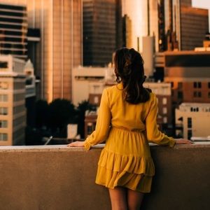 BB Dakota Yellow Dress